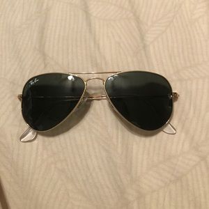 Ray ban sunglasses- size small aviators